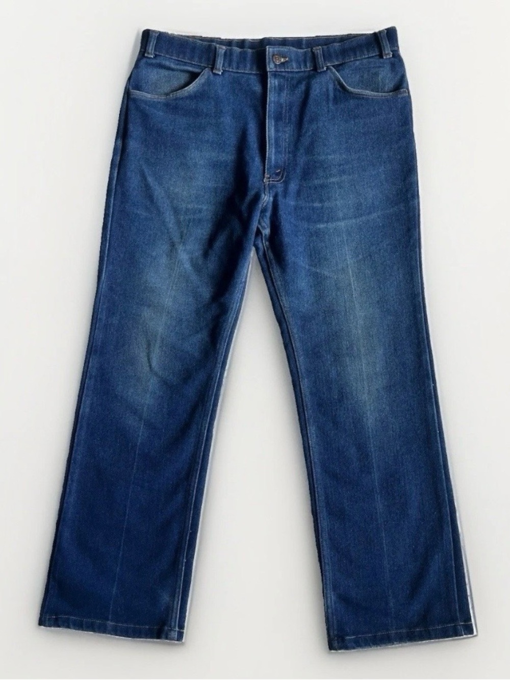 Vintage 80s Blue Tab Dark Wash Straight Leg 547 Levi’s Jeans